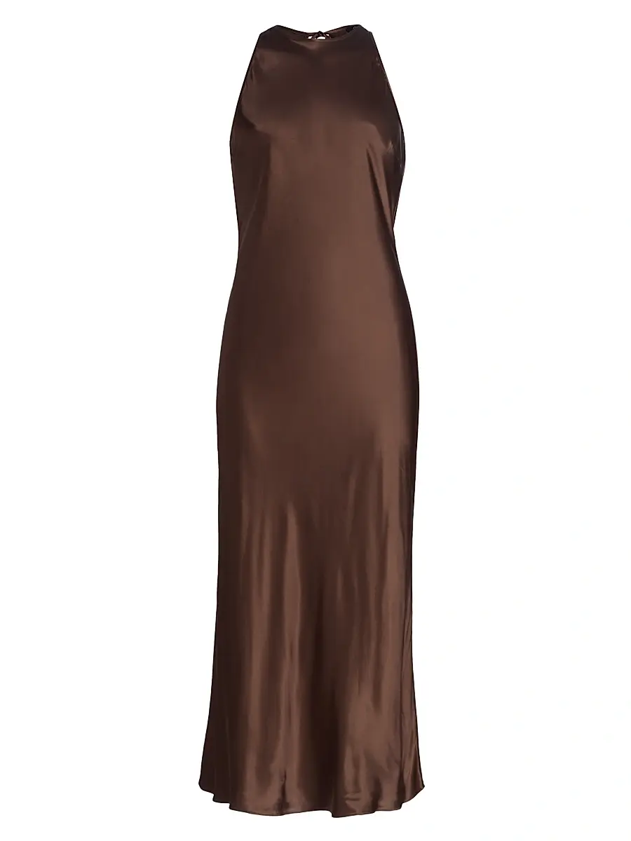 RAILS Women's Solene Satin Sleeveless Midi-Dress