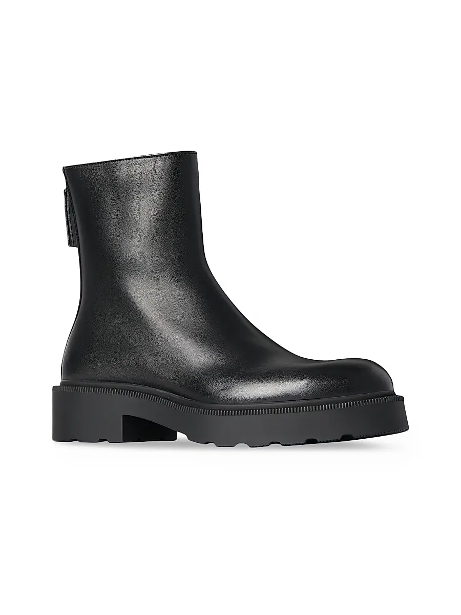 The Row Women's Nobilis 20MM Leather Ankle Boots - Lacquer Brown | Thumbnail 7 The Row Women's Nobilis 20MM Leather Ankle Boots - Lacquer Brown | Thumbnail 7