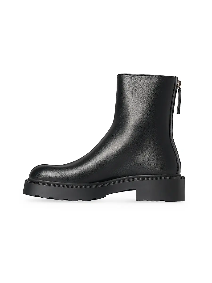 The Row Women's Nobilis 20MM Leather Ankle Boots - Lacquer Brown | Thumbnail 10 The Row Women's Nobilis 20MM Leather Ankle Boots - Lacquer Brown | Thumbnail 10