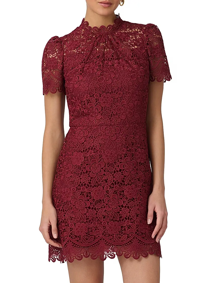 Shoshanna Women's Ella Lace Minidress | Thumbnail 2 Shoshanna Women's Ella Lace Minidress | Thumbnail 2