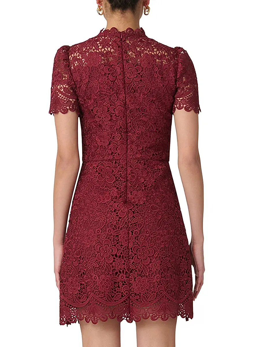 Shoshanna Women's Ella Lace Minidress | Thumbnail 3 Shoshanna Women's Ella Lace Minidress | Thumbnail 3