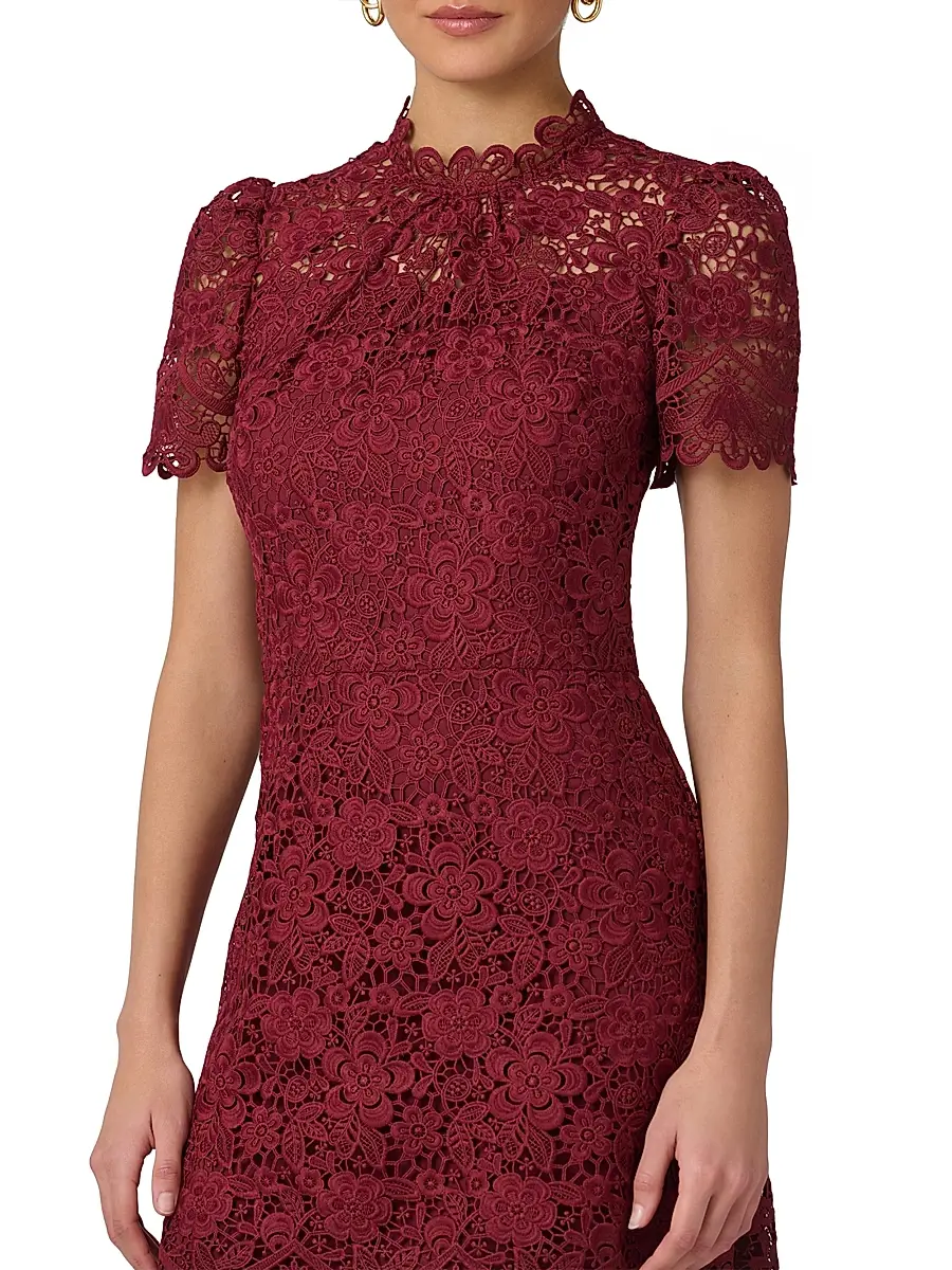 Shoshanna Women's Ella Lace Minidress | Thumbnail 4 Shoshanna Women's Ella Lace Minidress | Thumbnail 4