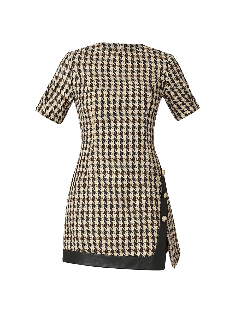 Shoshanna Women's Irene Tweed Minidress - Jet Multi | Image 1 Shoshanna Women's Irene Tweed Minidress - Jet Multi | Image 1