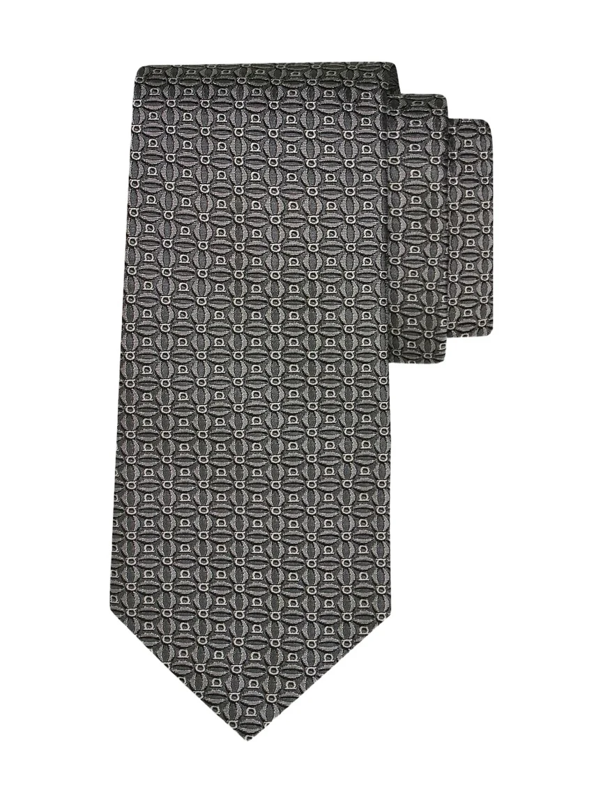 Men's Aosta Gancio Woven Silk Tie Men's Aosta Gancio Woven Silk Tie