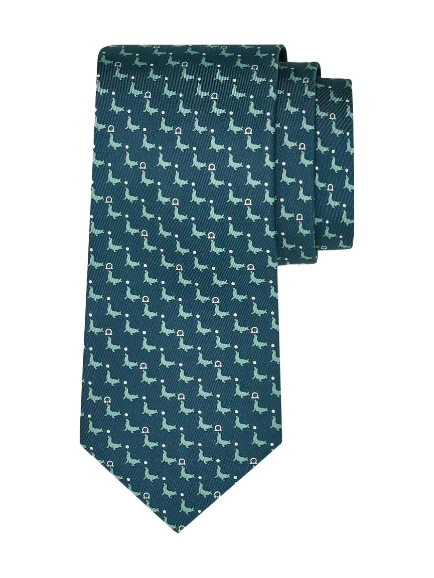 Men's Alicia Silk Seal Tie