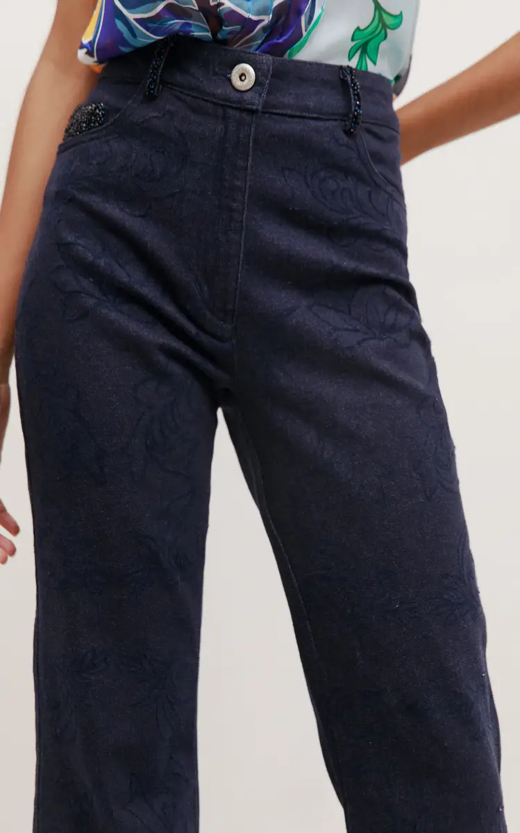 Francesca Miranda Exclusive Nerea Flared Cotton Pants | Thumbnail 3 Francesca Miranda Exclusive Nerea Flared Cotton Pants | Thumbnail 3