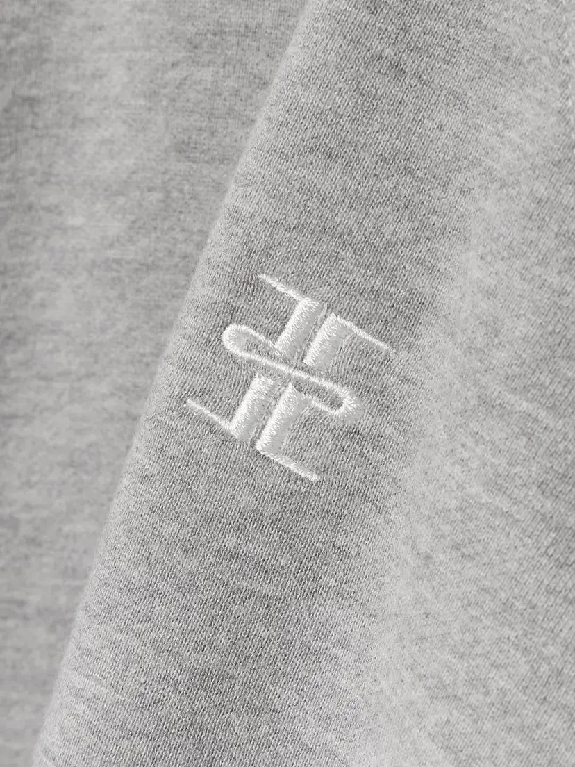 ÉTERNE Embroidered Cotton And Modal-blend Jersey Sweatshirt | Thumbnail 4 ÉTERNE Embroidered Cotton And Modal-blend Jersey Sweatshirt | Thumbnail 4