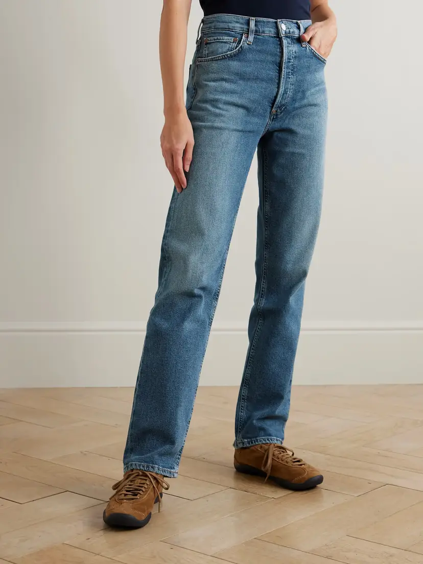 AGOLDE '90s Pinch Waist Long High-rise Straight-leg Jeans | Thumbnail 3