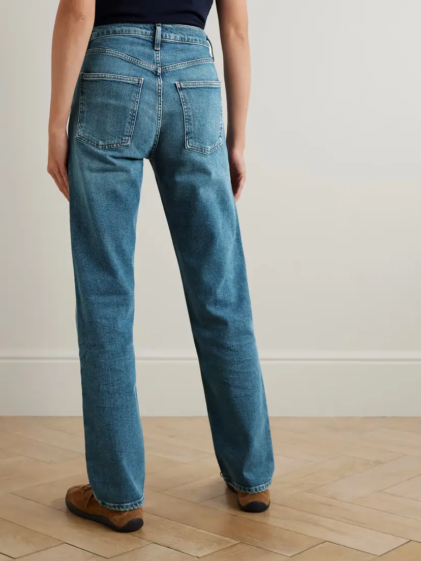 AGOLDE '90s Pinch Waist Long High-rise Straight-leg Jeans | Thumbnail 4