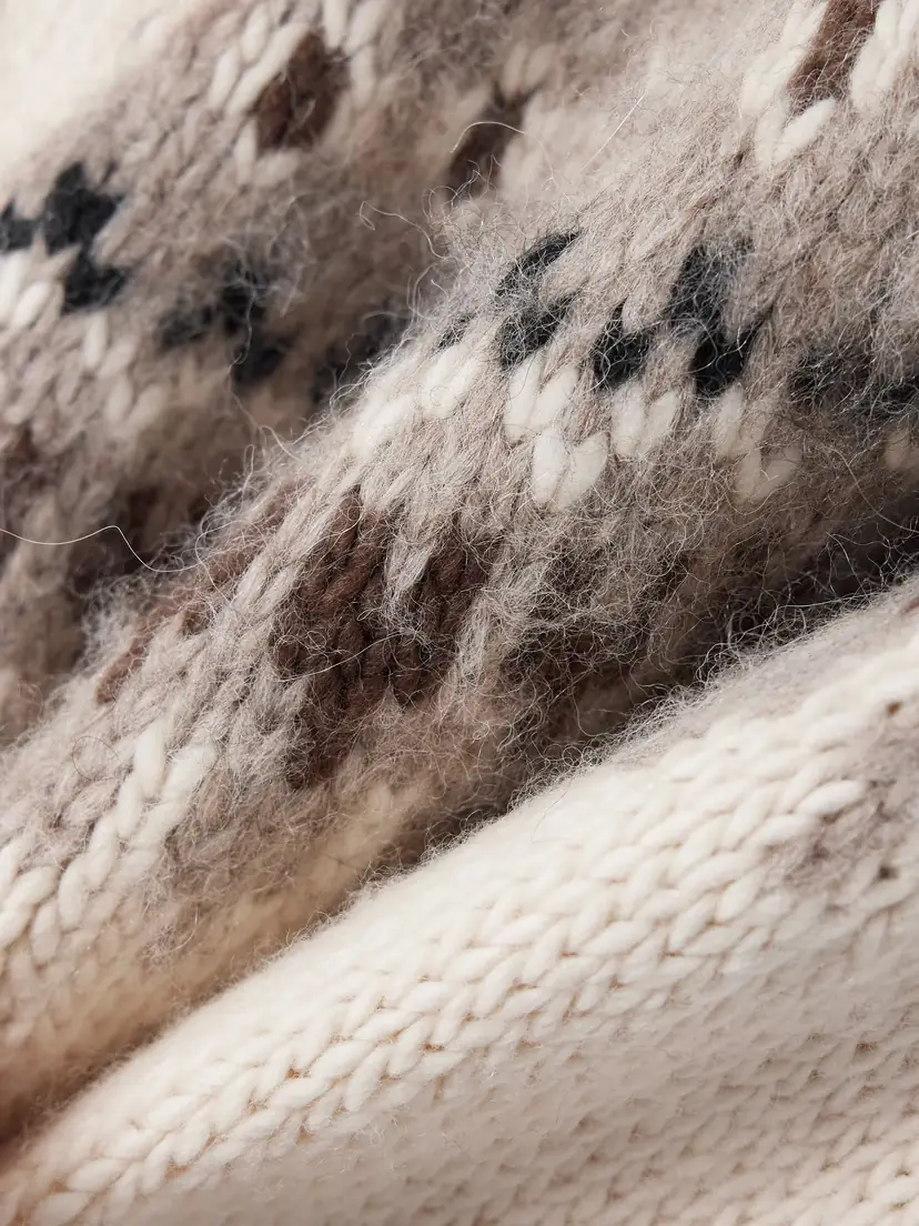 DÔEN Clarke Fair Isle Wool-blend Cardigan | Thumbnail 5