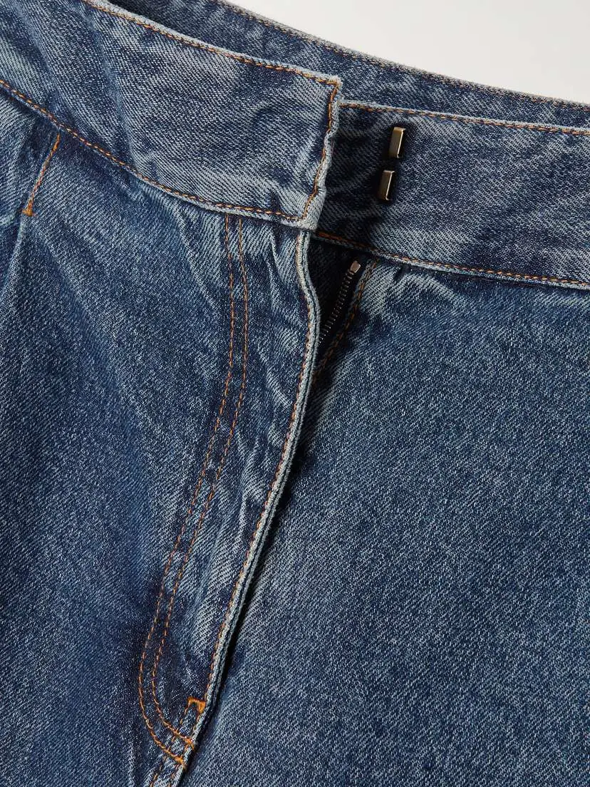 Alaïa Pleated Straight-leg Jeans | Thumbnail 4 Alaïa Pleated Straight-leg Jeans | Thumbnail 4