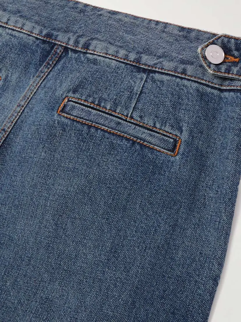 Alaïa Pleated Straight-leg Jeans | Thumbnail 5 Alaïa Pleated Straight-leg Jeans | Thumbnail 5