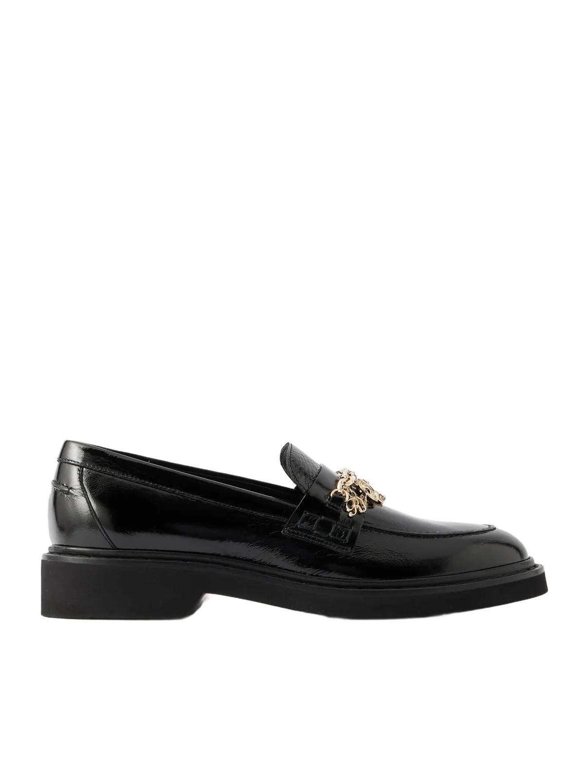 Viv Rangers Embellished Patent-leather Loafers