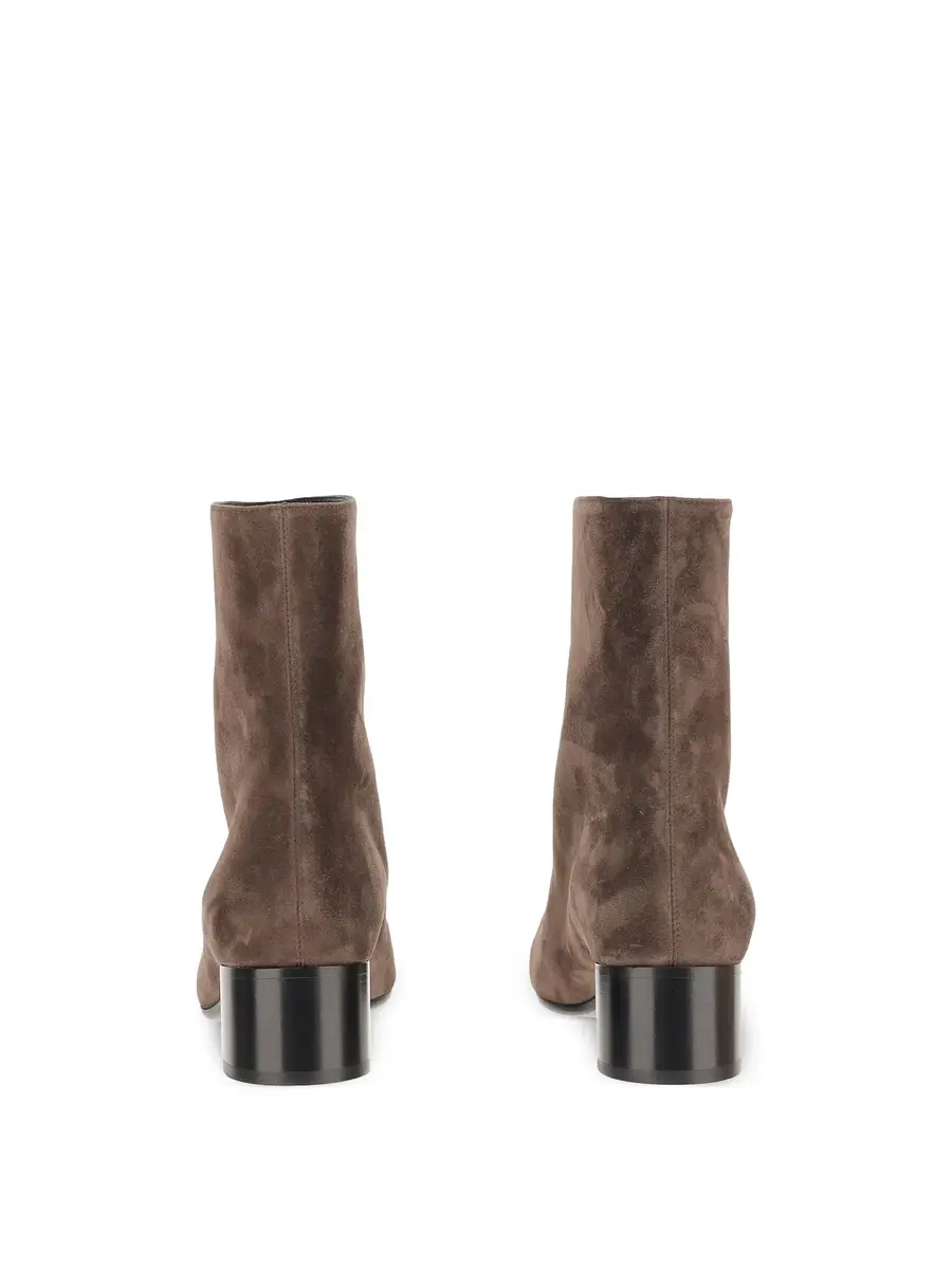Khaite Andee Suede Ankle Boots | Thumbnail 3 Khaite Andee Suede Ankle Boots | Thumbnail 3