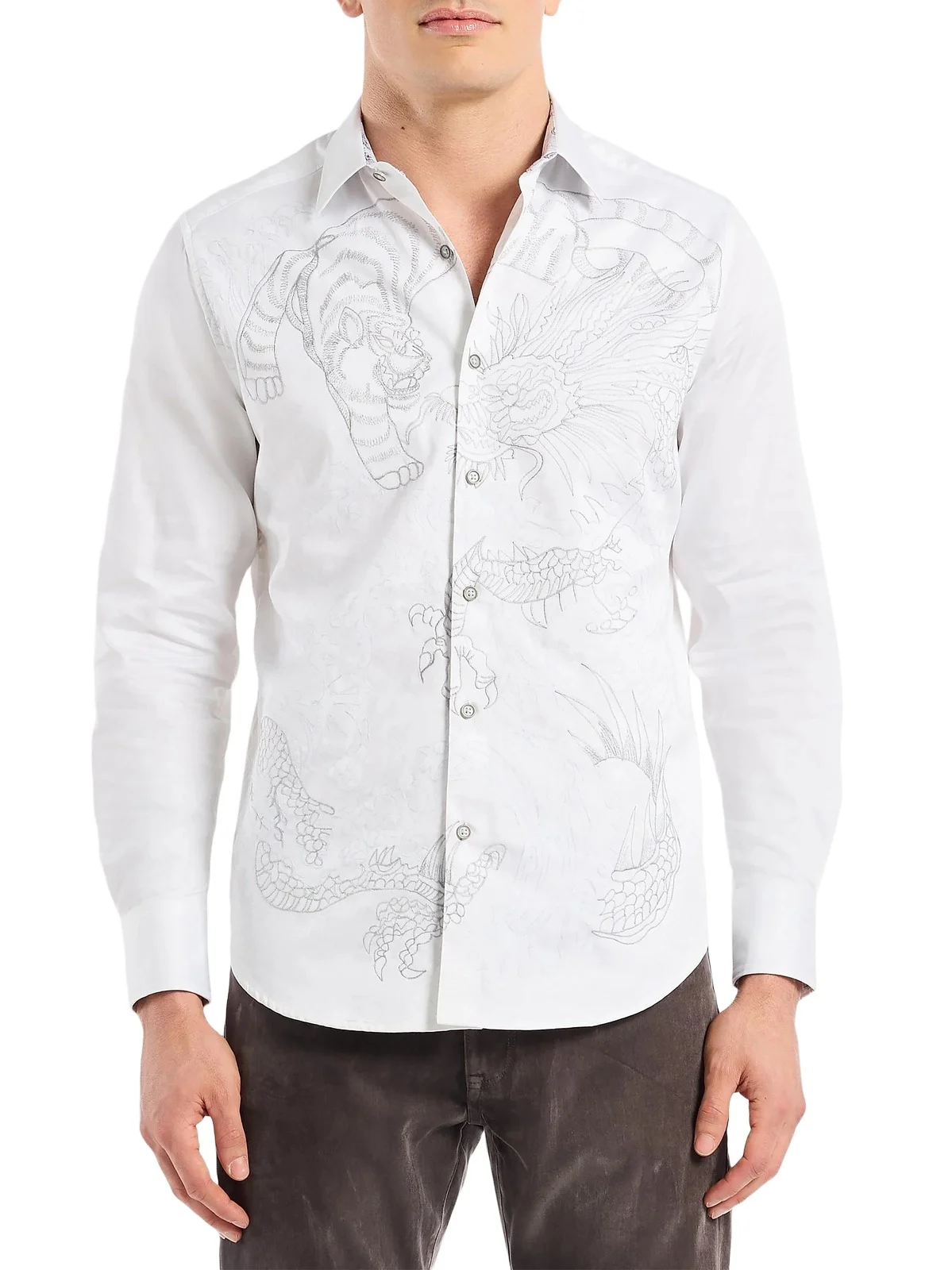 Men's Maelstorm Embroidered Button-Front Shirt Men's Maelstorm Embroidered Button-Front Shirt