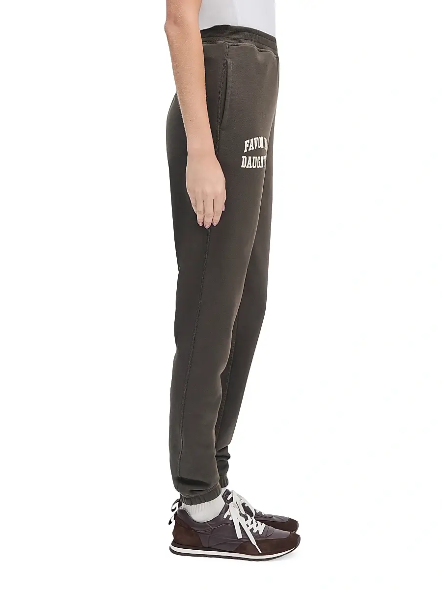 Favorite Daughter Women's The Collegiate Joggers - Coffee Gardenia | Thumbnail 5 Favorite Daughter Women's The Collegiate Joggers - Coffee Gardenia | Thumbnail 5