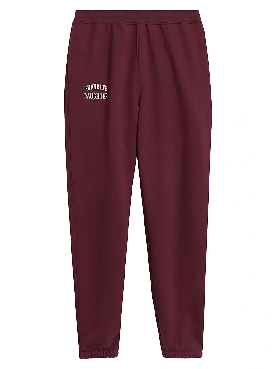 Favorite Daughter Women's The Collegiate Joggers - Coffee Gardenia | Thumbnail 7 Favorite Daughter Women's The Collegiate Joggers - Coffee Gardenia | Thumbnail 7