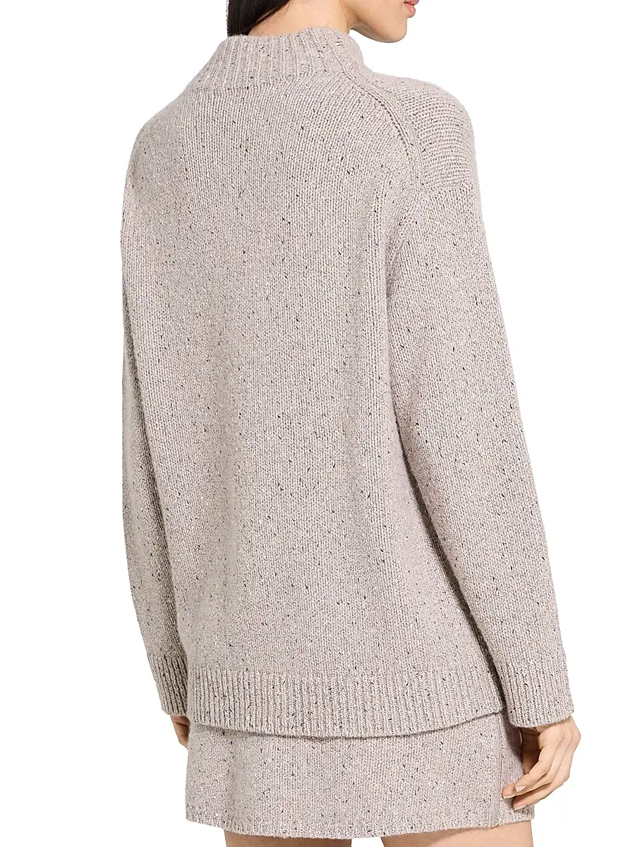 Theory Women's Oversized Drawstring Wool-Blend Sweater | Thumbnail 5 Theory Women's Oversized Drawstring Wool-Blend Sweater | Thumbnail 5