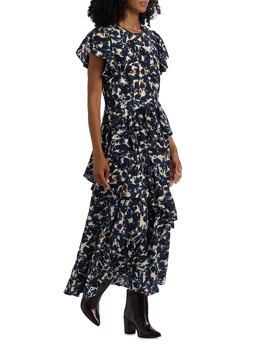 Marie Oliver Women's Quinby Abstract-Print Maxi Dress | Thumbnail 2 Marie Oliver Women's Quinby Abstract-Print Maxi Dress | Thumbnail 2