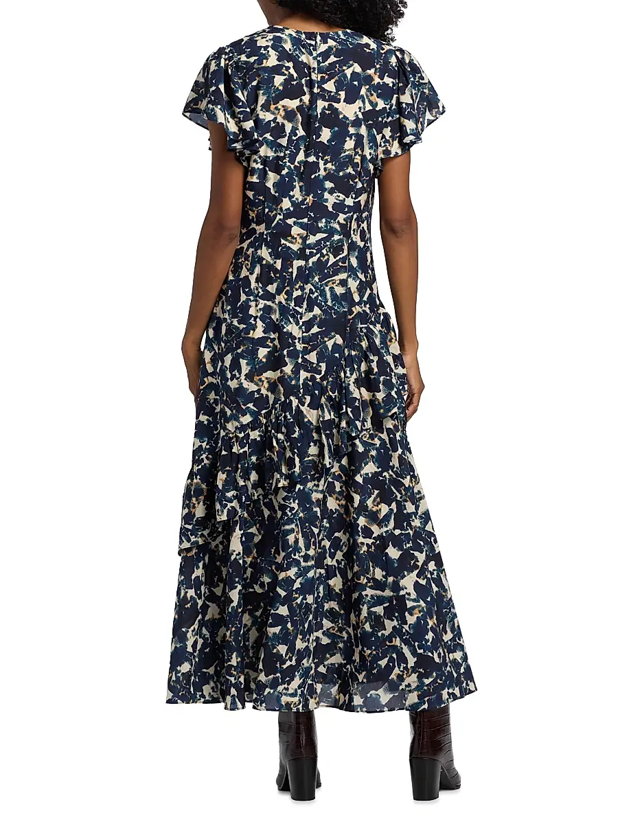 Marie Oliver Women's Quinby Abstract-Print Maxi Dress | Thumbnail 5 Marie Oliver Women's Quinby Abstract-Print Maxi Dress | Thumbnail 5