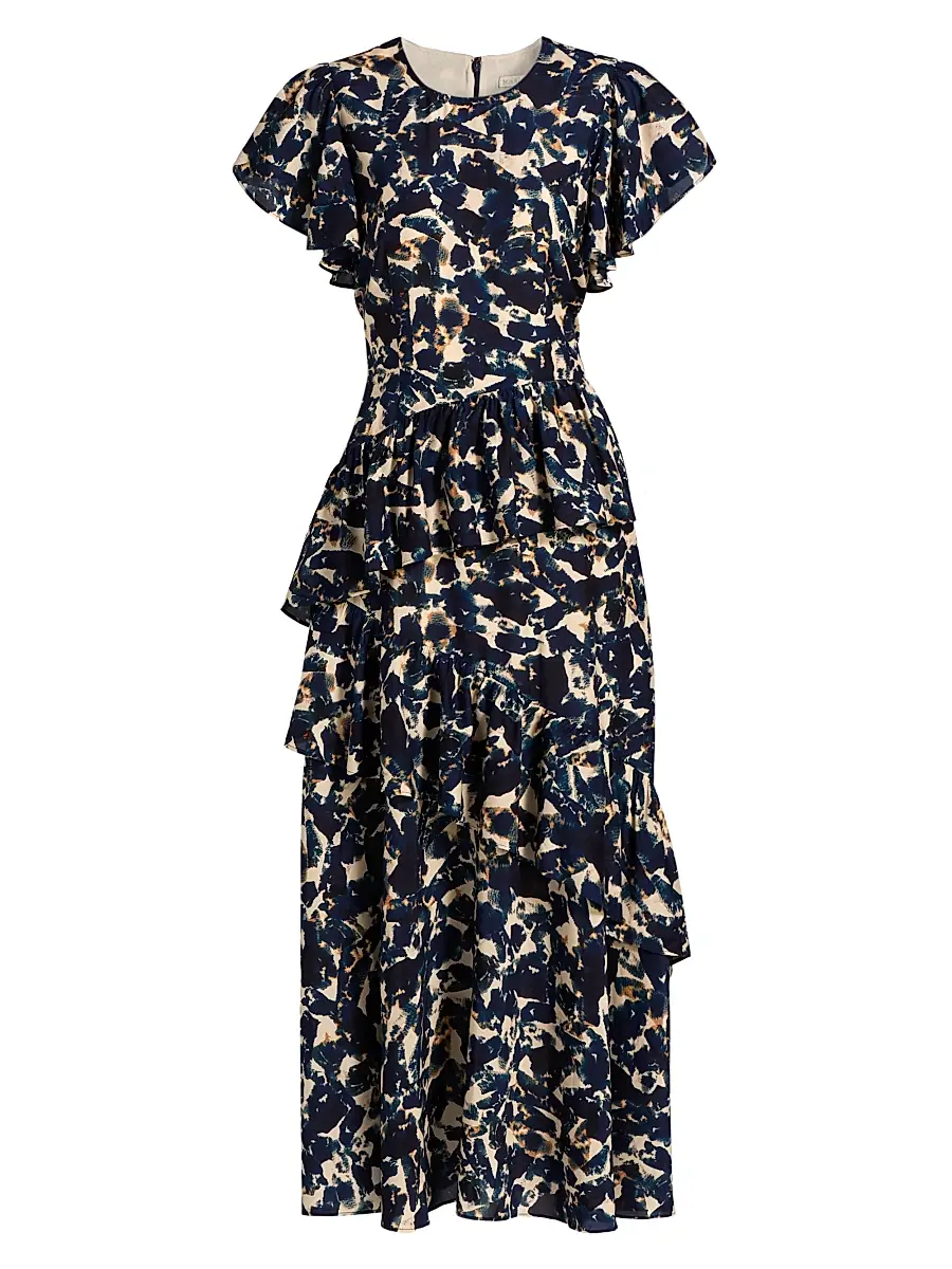 Marie Oliver Women's Quinby Abstract-Print Maxi Dress | Image 1 Marie Oliver Women's Quinby Abstract-Print Maxi Dress | Image 1