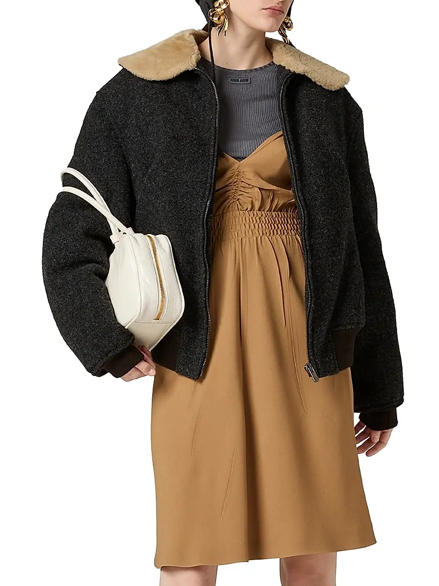 Miu Miu Women's Sablé Dress | Thumbnail 2