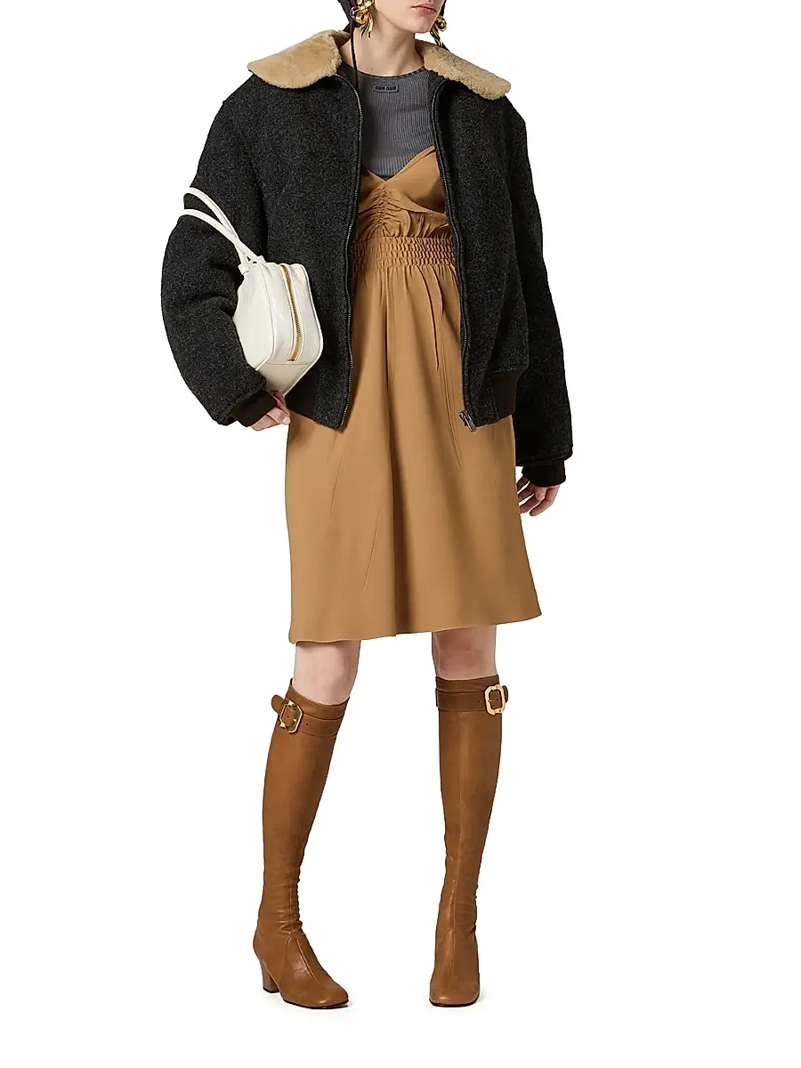 Miu Miu Women's Sablé Dress | Thumbnail 7