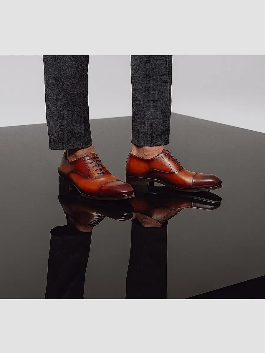 Magnanni Men's Naxos Leather Oxfords | Thumbnail 9