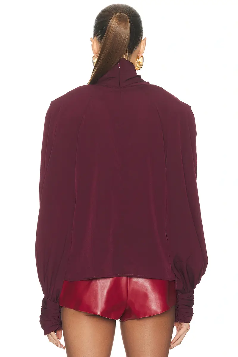 Rowen Rose Tie Neck Blouse | Thumbnail 3