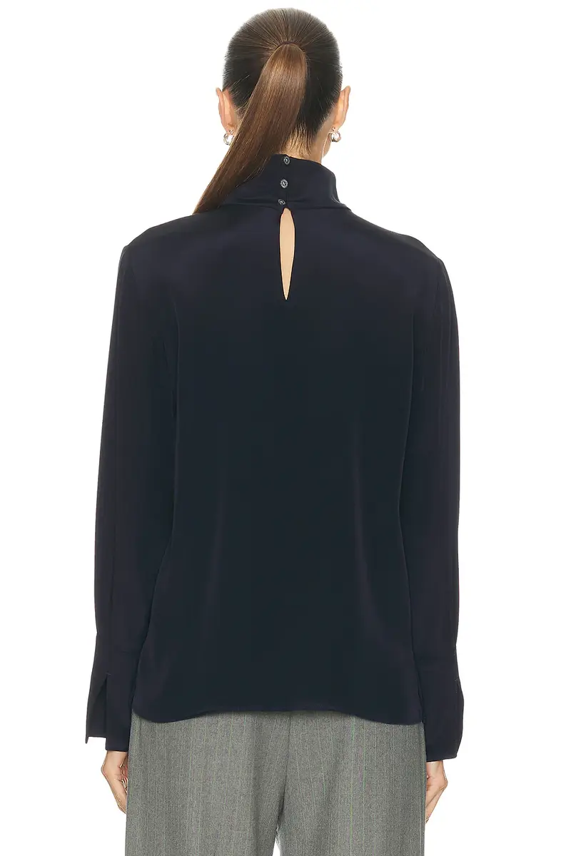 RENGGLI Silk Turtleneck Top | Thumbnail 3