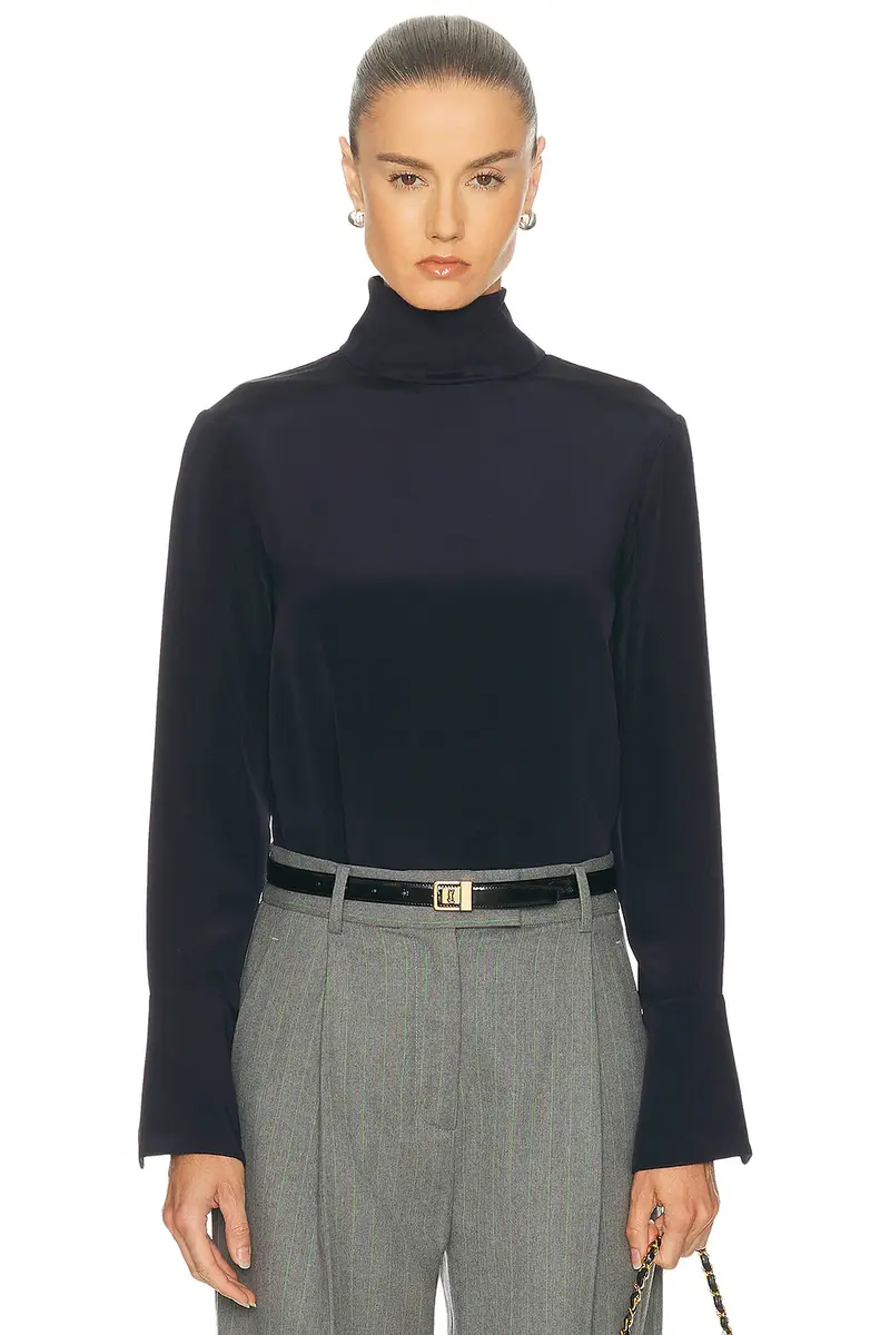 RENGGLI Silk Turtleneck Top | Image 1 RENGGLI Silk Turtleneck Top | Image 1