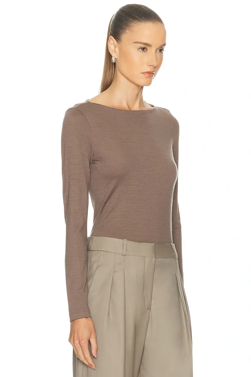 RENGGLI Long Sleeve Boatneck Tee | Thumbnail 2