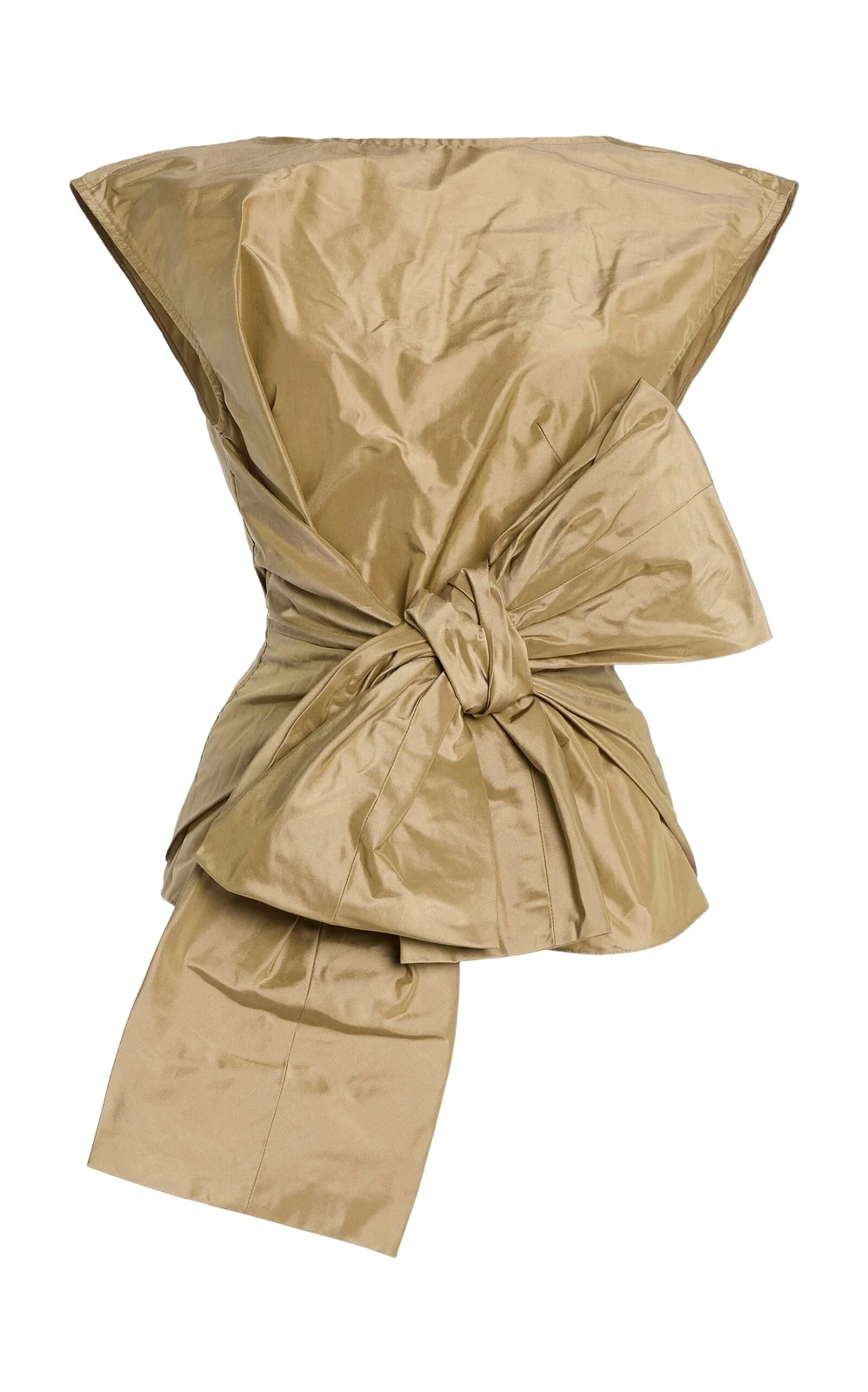 Bow-Detailed Silk Top