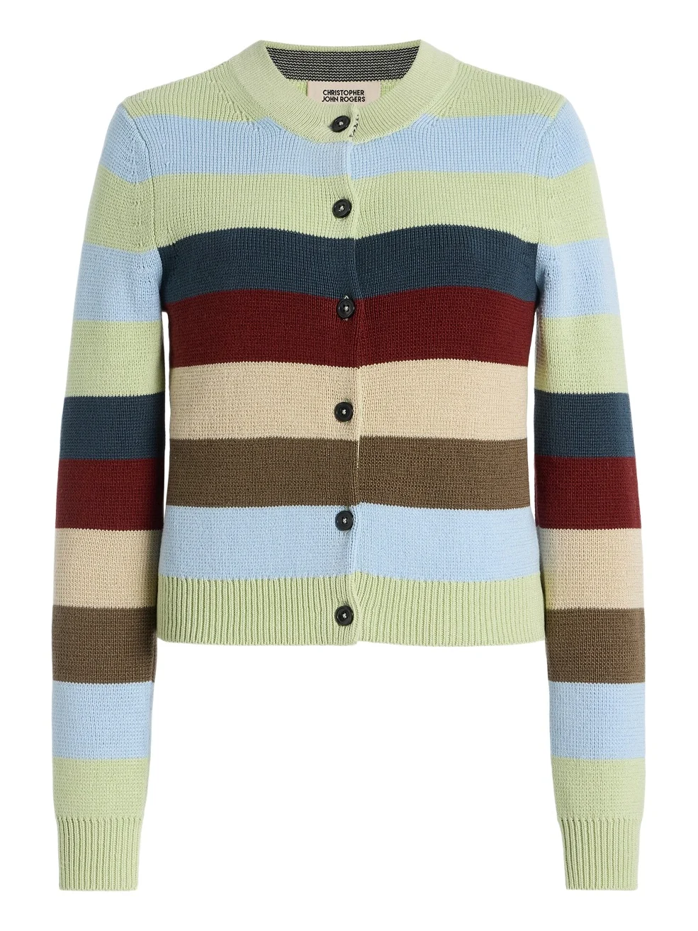 Striped Cotton Cardigan Striped Cotton Cardigan