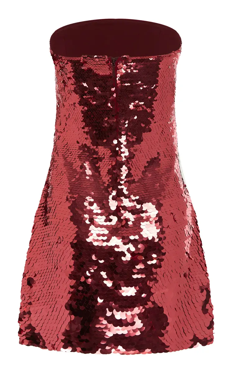 Alex Perry Strapless Sequined Mini Dress | Thumbnail 5