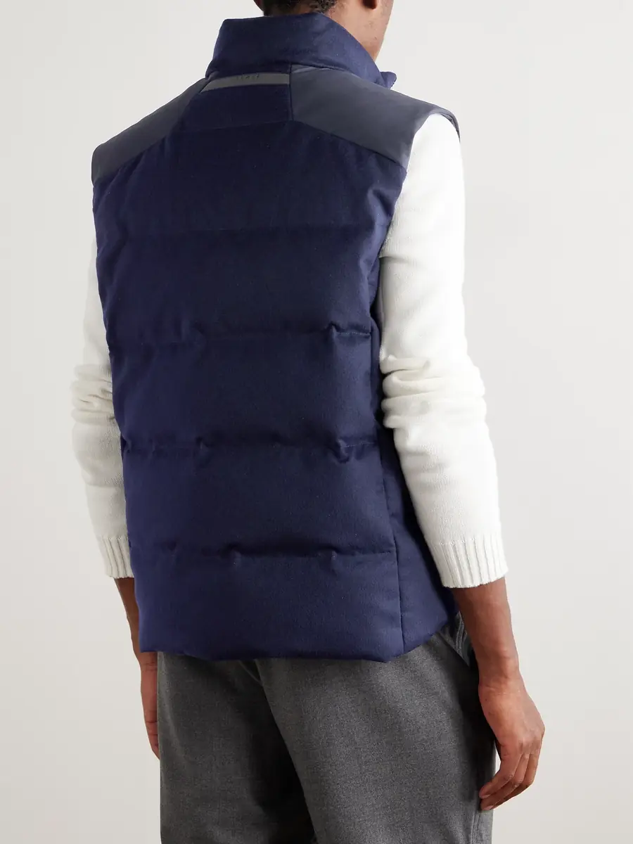 Sease Reversible Quilted Shell and Brushed Cashmere Down Gilet - Men | Thumbnail 4 Sease Reversible Quilted Shell and Brushed Cashmere Down Gilet - Men | Thumbnail 4
