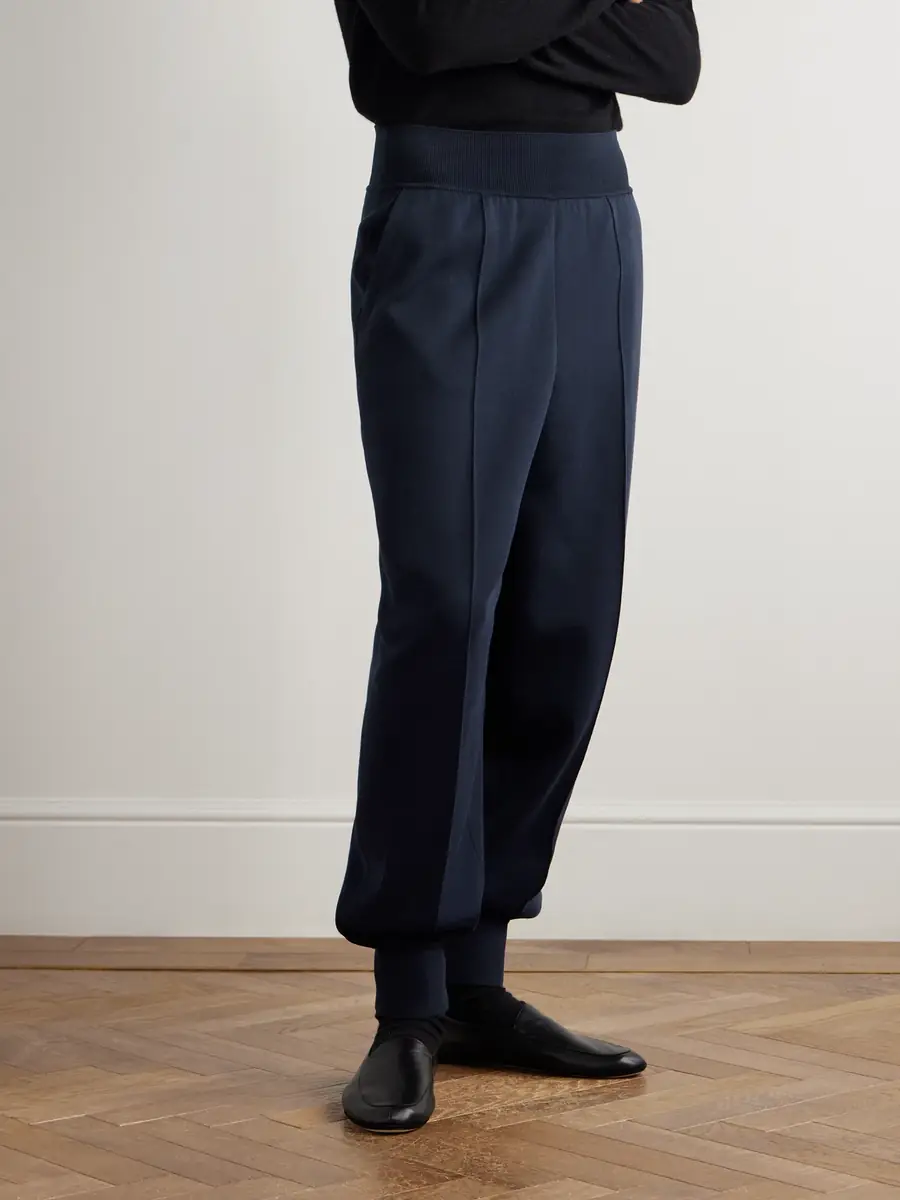 Loro Piana Tapered Cotton-Jersey Sweatpants - Men | Thumbnail 3