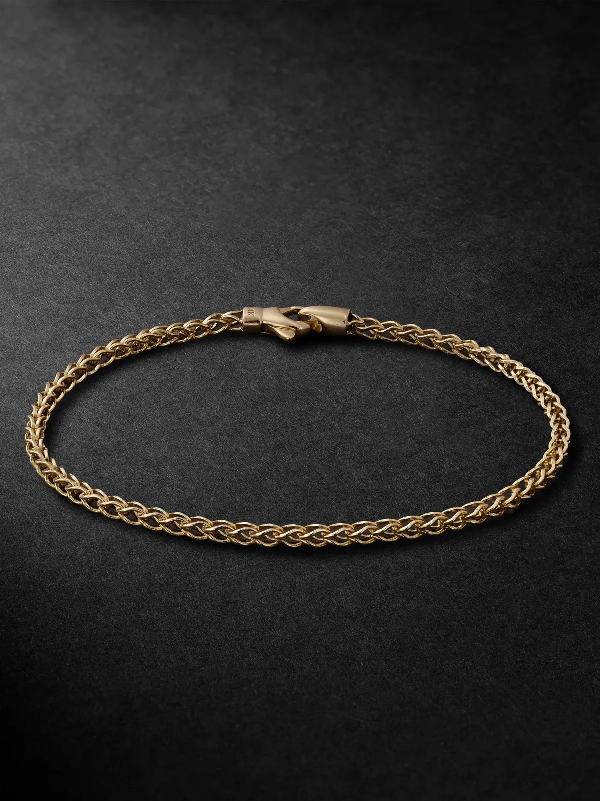 Surf 14-Karat Gold Chain Bracelet - Men Surf 14-Karat Gold Chain Bracelet - Men
