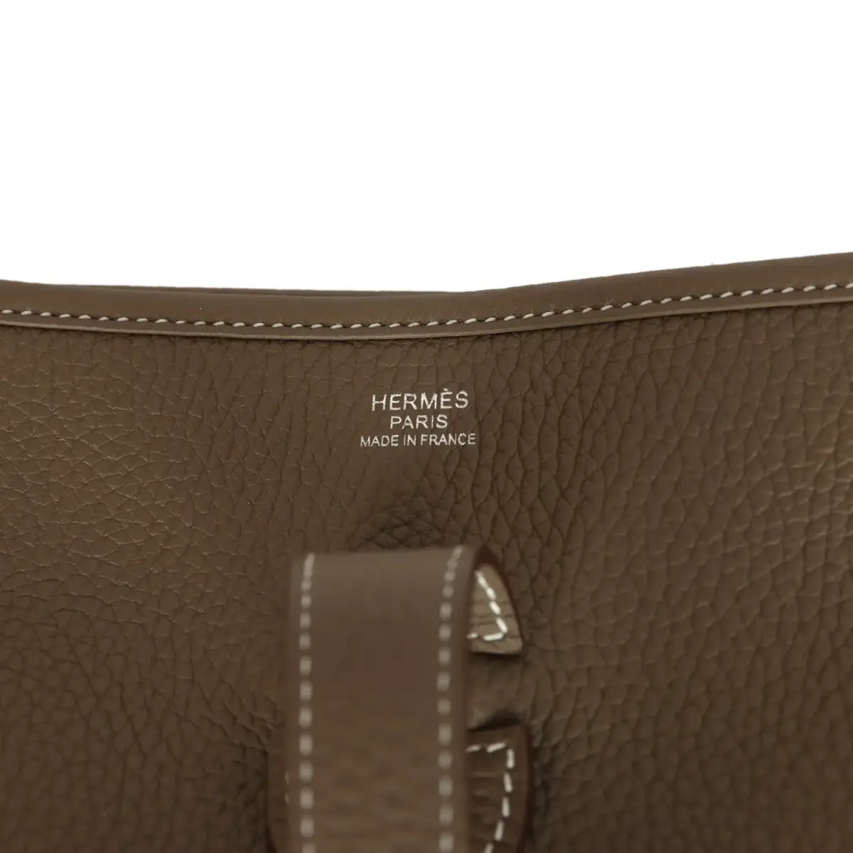 HERMÈS Hermes Evelyne III GM Etoupe Clemence Palladium Hardware | Thumbnail 7 HERMÈS Hermes Evelyne III GM Etoupe Clemence Palladium Hardware | Thumbnail 7
