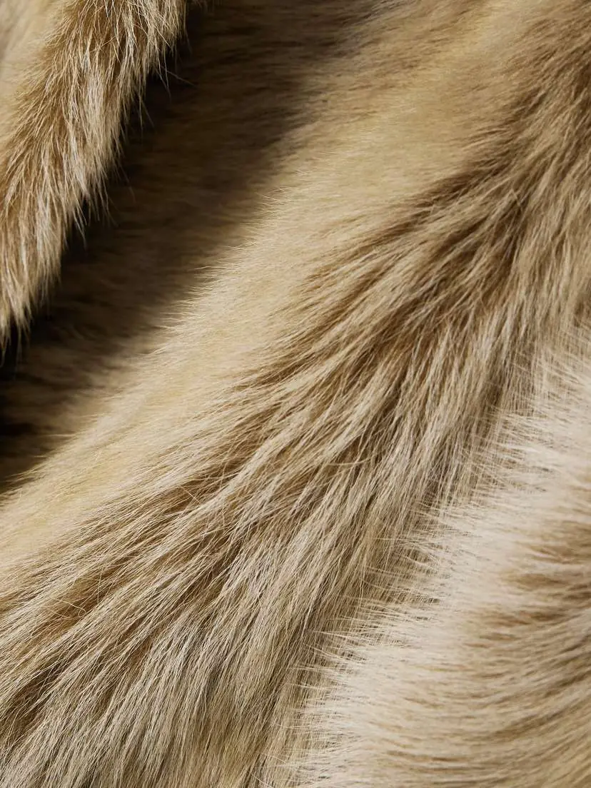 Nour Hammour Linden Belted Shearling Coat | Thumbnail 4