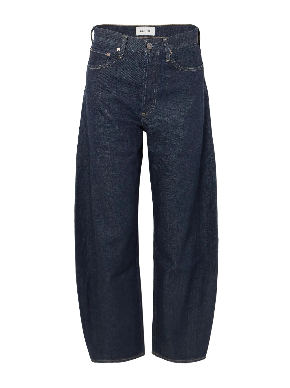 Luna Pieced High-waist Barrel-leg Jeans
