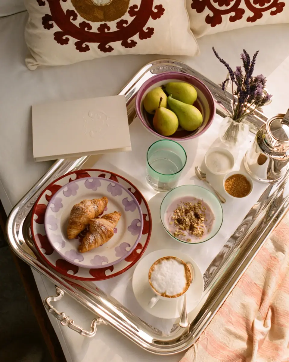 Emporio Sirenuse Flower Dessert Plate | Thumbnail 8 Emporio Sirenuse Flower Dessert Plate | Thumbnail 8