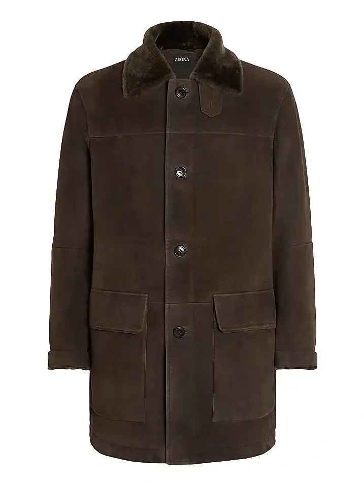Zegna Men's Shearling Coat