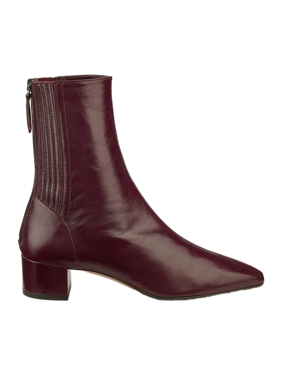 Women's Saint Honoré 35MM Leather Booties Women's Saint Honoré 35MM Leather Booties