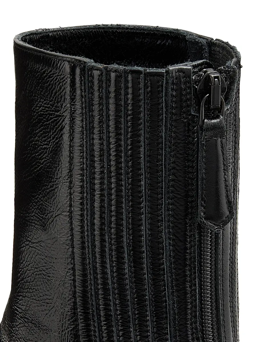 Aquazzura Women's Saint Honoré 35MM Leather Booties - Blackberry | Thumbnail 12 Aquazzura Women's Saint Honoré 35MM Leather Booties - Blackberry | Thumbnail 12