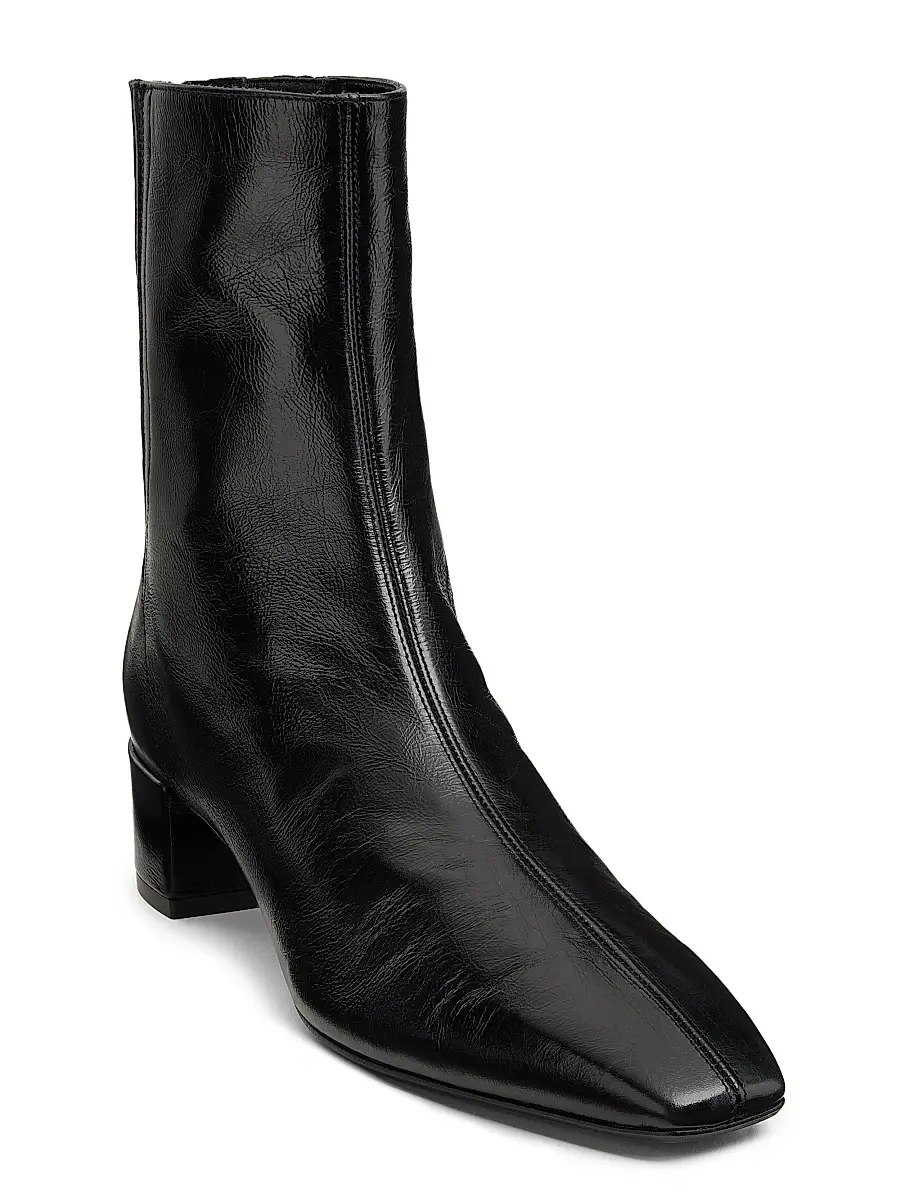 Aquazzura Women's Saint Honoré 35MM Leather Booties - Blackberry | Thumbnail 8 Aquazzura Women's Saint Honoré 35MM Leather Booties - Blackberry | Thumbnail 8