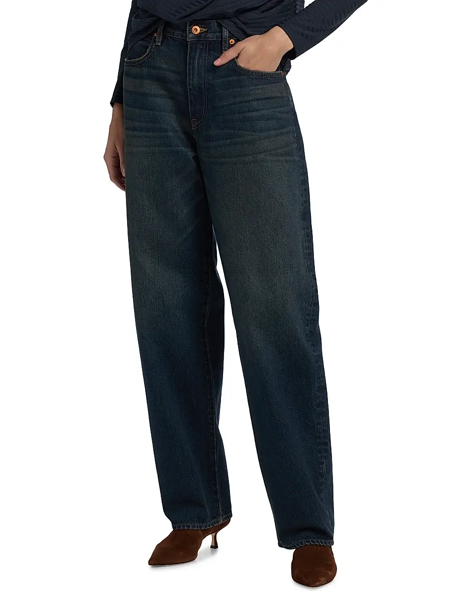 SLVRLAKE Women's Ella Baggy-Fit Barrel-Leg Jeans | Thumbnail 3 SLVRLAKE Women's Ella Baggy-Fit Barrel-Leg Jeans | Thumbnail 3