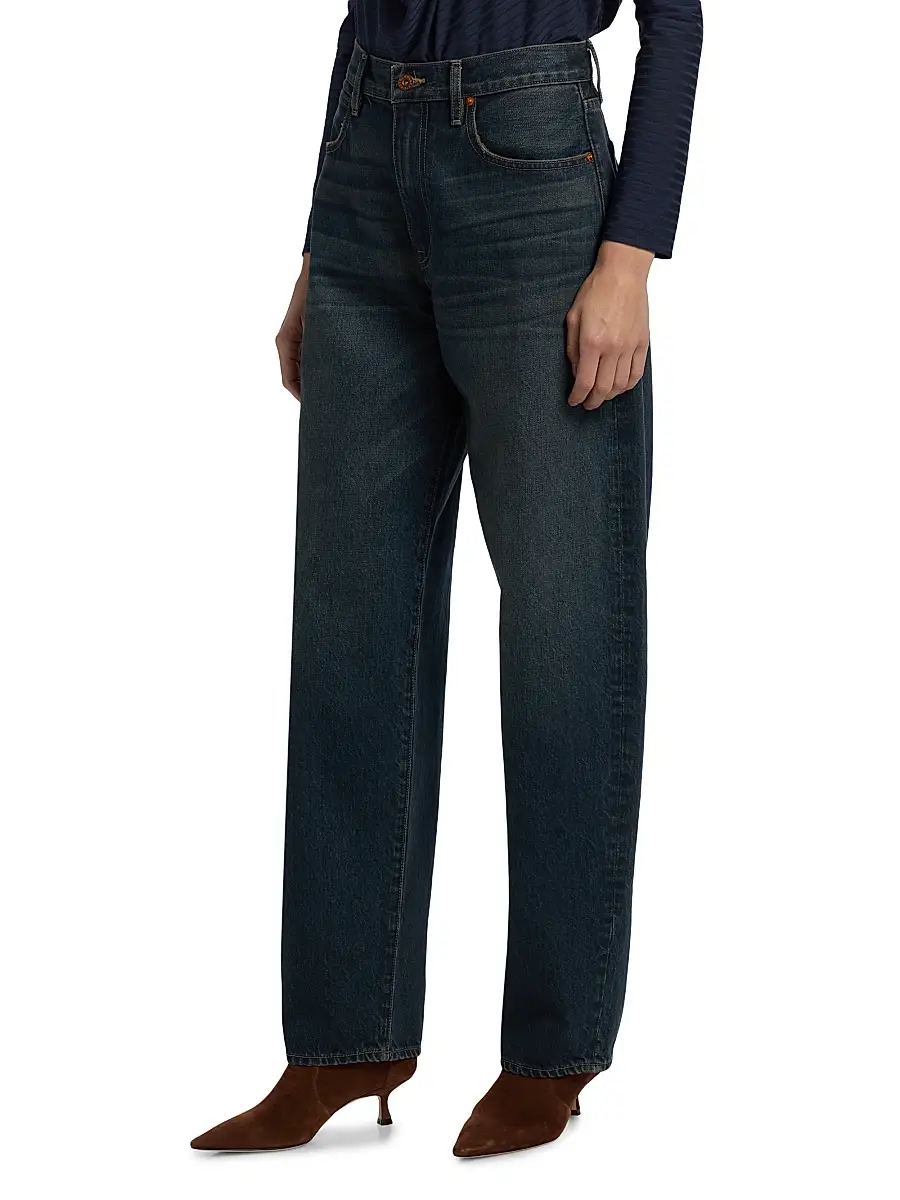 SLVRLAKE Women's Ella Baggy-Fit Barrel-Leg Jeans | Thumbnail 4 SLVRLAKE Women's Ella Baggy-Fit Barrel-Leg Jeans | Thumbnail 4