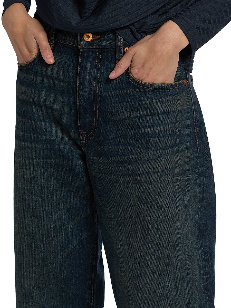 SLVRLAKE Women's Ella Baggy-Fit Barrel-Leg Jeans | Thumbnail 6 SLVRLAKE Women's Ella Baggy-Fit Barrel-Leg Jeans | Thumbnail 6