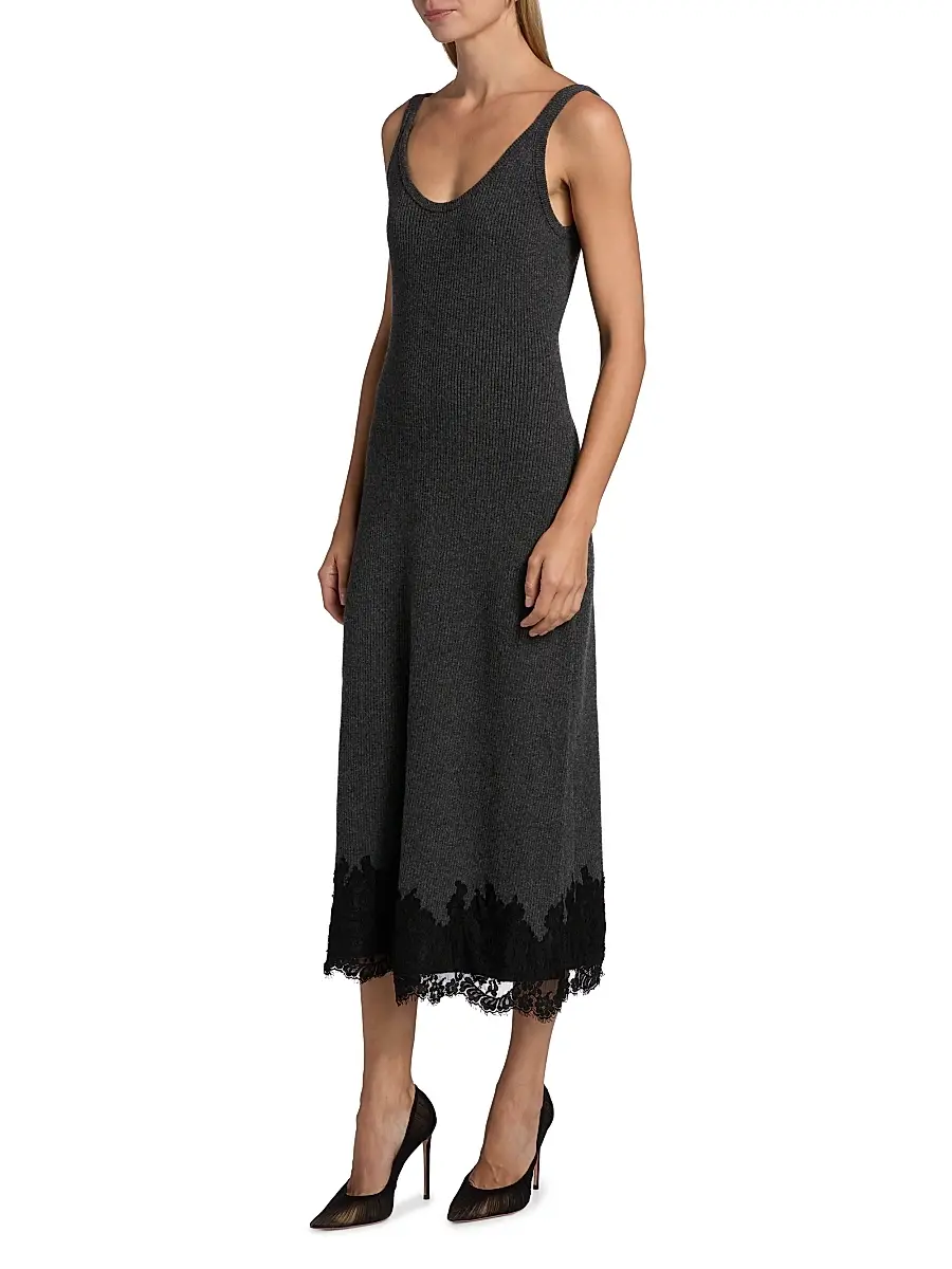 Cami NYC Women's Una Rib-Knit Merino Wool Midi-Dress | Thumbnail 4 Cami NYC Women's Una Rib-Knit Merino Wool Midi-Dress | Thumbnail 4